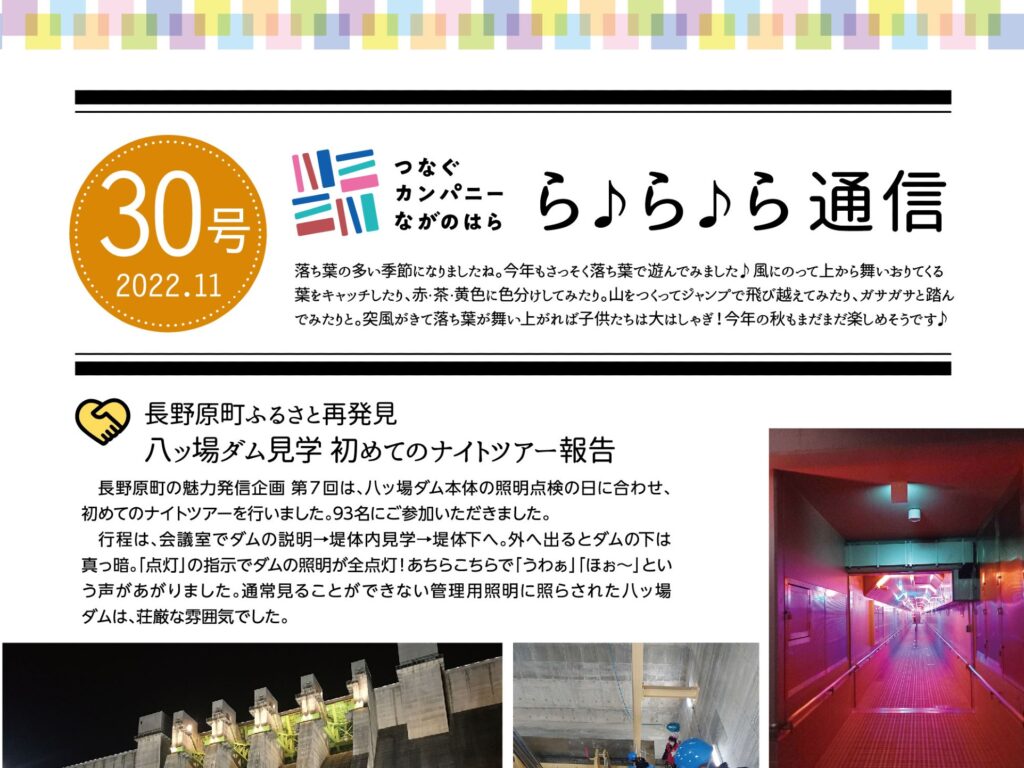 ら♪ら♪ら通信第30号を発行しました